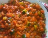 A picture of step 1 of Chakalaka with a twist.