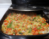 Foto del paso 2 de la receta: Calabacines luna rellenos de carne y verduras