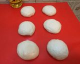 Sajtos tejfölös lángos recept fázis 4 fotója