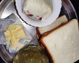 A picture of step 5 of Veg cheese sandwich.