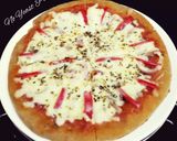 A picture of step 4 of No Yeast Pizza.