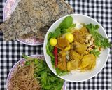 Hình bước làm 5 của món Mì Quảng Gà