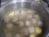 Sop bakso tahu siomay mudah