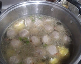 Foto langkah ke 2 dari resep Sop bakso tahu siomay mudah.