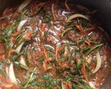Hình bước làm 2 của món Kim Chi