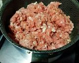 Foto del paso 3 de la receta: Berenjena rellena mixta de carne de cerdo y verduras