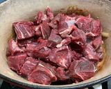 A picture of step 14 of Beef Bourguignon with Sweet Potato, Carrots, Turnips, and Mushrooms.