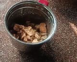 A picture of step 2 of Jeggery til peanut laddu.