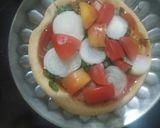 पनीर ओव्हरलोडेड चीझ पिझ्झा (paneer cheese pizza recipe in marathi) रेसिपी स्टेप 5 फोटो 