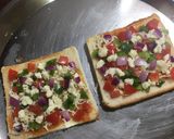 A picture of step 3 of Vegetable Cheese Toast.