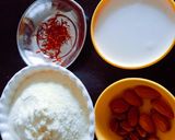 A picture of step 1 of Healthy delicious Kesar Malai peda for Raksha Bandhan special.