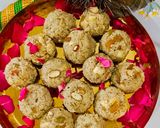 बिना मावा के सूखे नारियल का मलाईदार लड्डू (Creamy Dry Coconut Laddu without mawa) रेसिपी चरण 9 फोटो