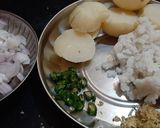 A picture of step 1 of Poha pkoda.
