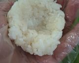 Foto langkah ke 8 dari resep Lemper Ayam Gurih Pulen Wangi 🤤💚🍙.