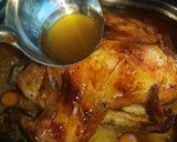 Foto del paso 5 de la receta: Pollo asado al carbón con filete de cerdo, papa y zanahoria