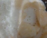 A picture of step 2 of Apple milkshake 😋.