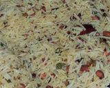 A picture of step 3 of Lemon rice.