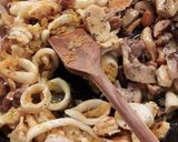 Pas rețetă Risotto cu fructe de mare și ciuperci 5 fotografie