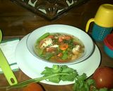 Foto langkah ke 3 dari resep Sup Udang Kapri.