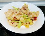 辣炒芹香豬五花的食譜步驟4照片