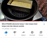 Foto langkah ke 6 dari resep Bolu pisang 1 telur tanpa oven tanpa mixer.
