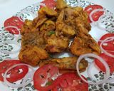 A picture of step 8 of Chicken steam fry.