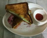 A picture of step 4 of Potato sandwich.