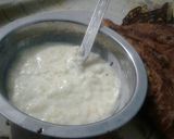 A picture of step 1 of Mansoon special kheer pude or besan ka chila.