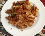 Foto langkah ke 4 dari resep Balado ikan asin kering.