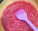 A picture of step 3 of Rose cashew stuffed burfi.