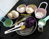 Foto langkah ke 2 dari resep Purple sweet potato cake no bake || ubi ungu cake.