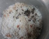 A picture of step 2 of Zeera baghar rice.