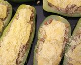 Foto del paso 5 de la receta: Zapallo Italiano relleno con lentejas