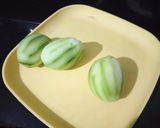 A picture of step 1 of Mango Chutney.