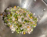 A picture of step 1 of Samak upma.