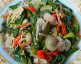 Foto langkah ke 6 dari resep Tumis Genjer Teri.
