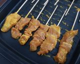 A picture of step 4 of Moo Satay with Satay Sauce (Using Satay Marinade Mix).