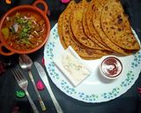 আলু পরোটা(aloo paratha recipe in Bengali) রেসিপির ধাপ 8 ছবি