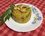 A picture of step 7 of Rava / Sooji Upma.