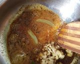 A picture of step 2 of Bechamel based veggie chicken curry soup.