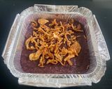 A picture of step 3 of Purple Sweet Potato Thai Custard (Khanom Maw Kaeng).