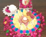 A picture of step 9 of Kesariya coconut stuffed modak.