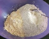 A picture of step 1 of Multi Millet Flour Patra.