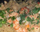 A picture of step 3 of Prawn and Quinoa.