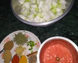 A picture of step 1 of Panjabi lauki ki sabji(No onion-no garlic).