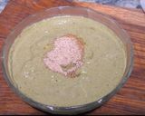 A picture of step 3 of Mayonnaise coriander mint leaves chutney.