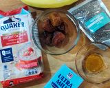 Foto langkah ke 1 dari resep Overnight Banana Kurma.
