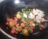 A picture of step 3 of Mixed veg biryani.