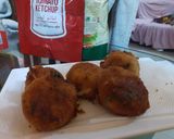 A picture of step 3 of Potato cheese balls.