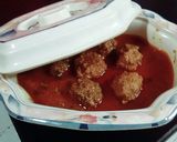 A picture of step 4 of Kofte ka salan.